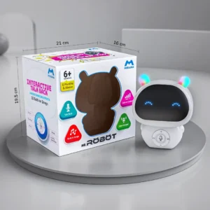 Mr. Robot Talk Back Toy for Kids - 3 Voice Changing Effects, Onboarded Music